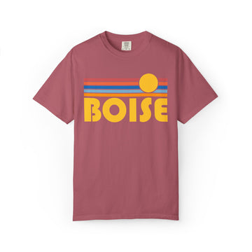Boise, Idaho Graphic Tee, Comfort Colors Retro Unisex Boise T shirt
