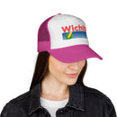 Wichita, Kansas Retro Corn and Farm Trucker Hat-24