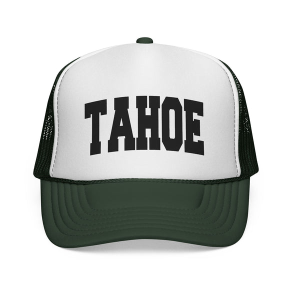 Lake Tahoe, California Collegiate Style Trucker Hat
