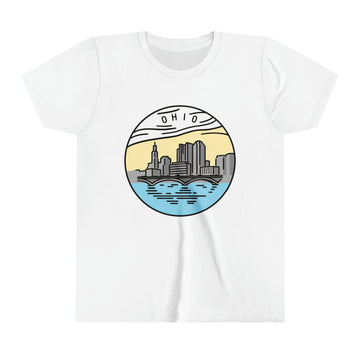 Buy white Ohio Youth T-Shirt - Unisex Kids Ohio Shirt
