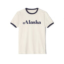 Alaska Cotton Ringer Graphic Tee - Unisex Alaska T Shirt, Vintage Style Tee, Men's/Women's Tee-1