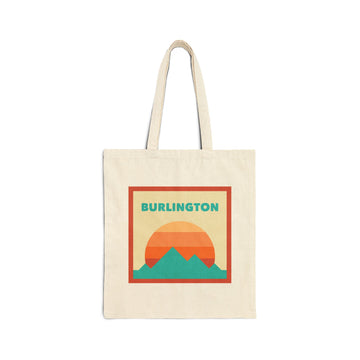 Burlington, Vermont Tote Bag, Cotton Canvas Tote Bag, Reusable Shopping Bag, Eco-Friendly Tote, Burlington, Vermont Gift
