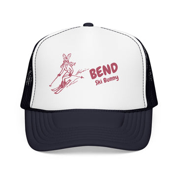 Buy navy-white-navy Bend, Oregon Ski Bunny Foam Trucker Hat
