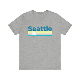 Seattle, Washington T Shirt - Sailboat Graphic Tee - 0