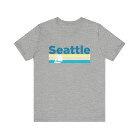 Seattle, Washington T Shirt - Sailboat Graphic Tee