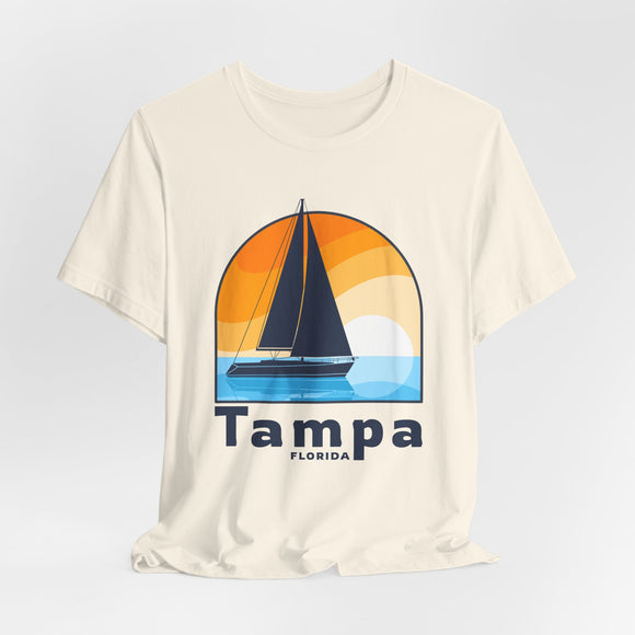 Tampa, Florida T Shirt - Sailboat Tee