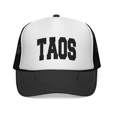 Taos, New Mexico Collegiate Style Trucker Hat - 0
