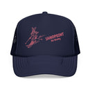 Sandpoint, Idaho Ski Bunny Foam Trucker Hat-3