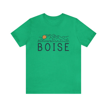 Buy heather-kelly Boise, Idaho T-Shirt - Retro Unisex Boise Shirt