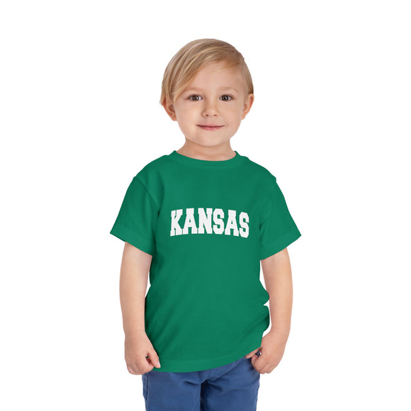 Kansas Toddler Graphic Tee - Kids Kansas Vacation Shirt