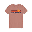 Colorado Youth T-Shirt — Retro Sun Tee-3