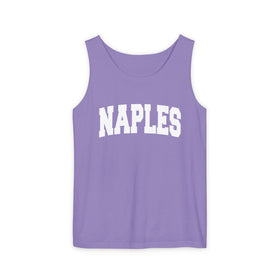 Buy violet Naples, Florida Tank Top Unisex | Comfort Colors - 100% Cotton