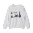 Vermont Sweatshirt - Unisex Retro Ski Mountain Gondola Vermont Sweatshirt-2