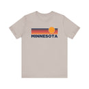 Minnesota T-Shirt Retro Sun Ombre Unisex Tee, Vintage Minnesota Tee, Mountain Sun Tee, Minnesota Souvenir Shirt-4