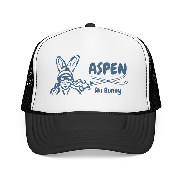 Aspen, Colorado Ski Bunny Trucker Hat
