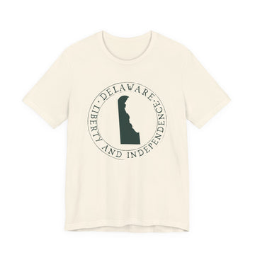 Buy natural Delaware T-Shirt — State Graphic Tee