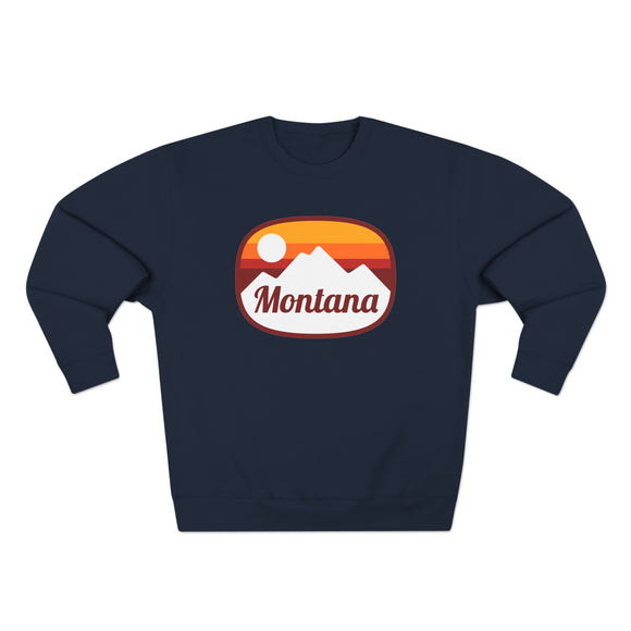 Premium Montana Sweatshirt - Retro Unisex Sweatshirt