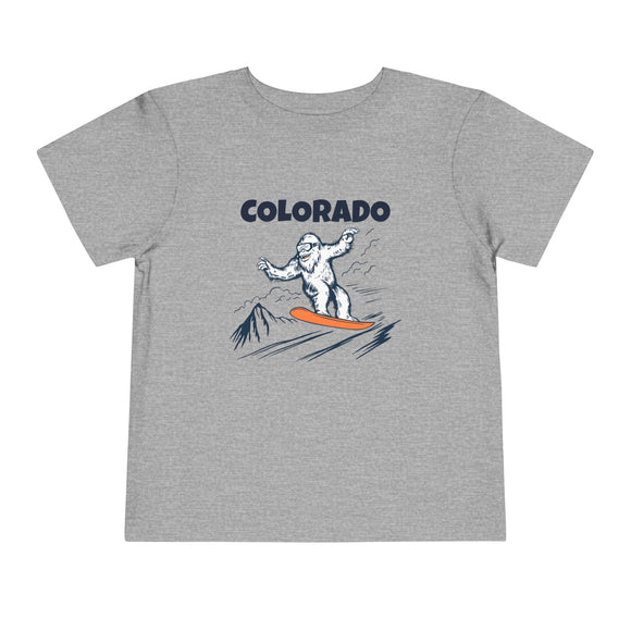 Colorado Yeti Snowboard Toddler Tee