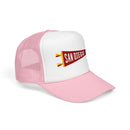 San Diego, California Pennant Trucker Hat — Retro Flag Foam Cap-8