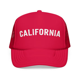 Buy red California Trucker Hat - California Cap