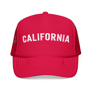 Buy red California Trucker Hat - California Cap