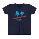 Anna Maria Island, Florida Youth Shirt - Retro Palm Tree Anna Maria Island Kid's T-Shirt-1