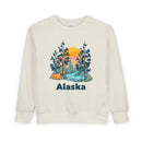 Alaska Toddler Sweatshirt - Alaska Toddler Crewneck Sweatshirt-1