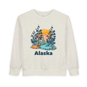 Alaska Toddler Sweatshirt - Alaska Toddler Crewneck Sweatshirt