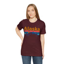 Alaska T-Shirt - Mountain Sunset Unisex Alaska Shirt-80