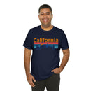 California T-Shirt - Mountain Sunset Unisex California Shirt-83