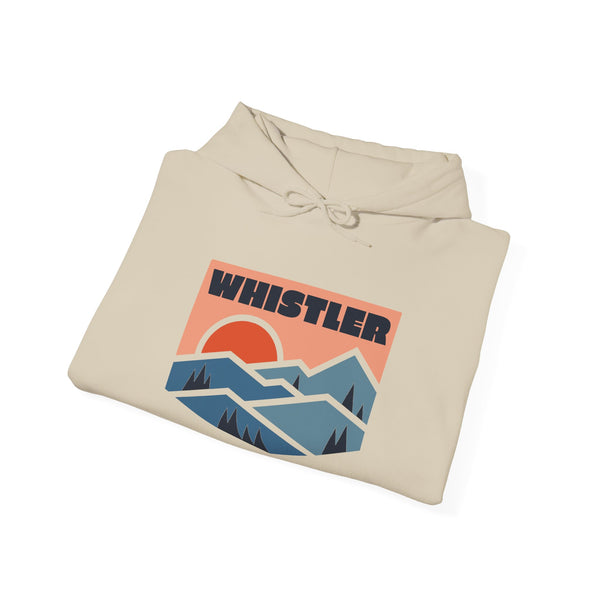 Whistler, Canada Hoodie - Unisex Mountain Whistler Hoodie Graphic Sweatshirt