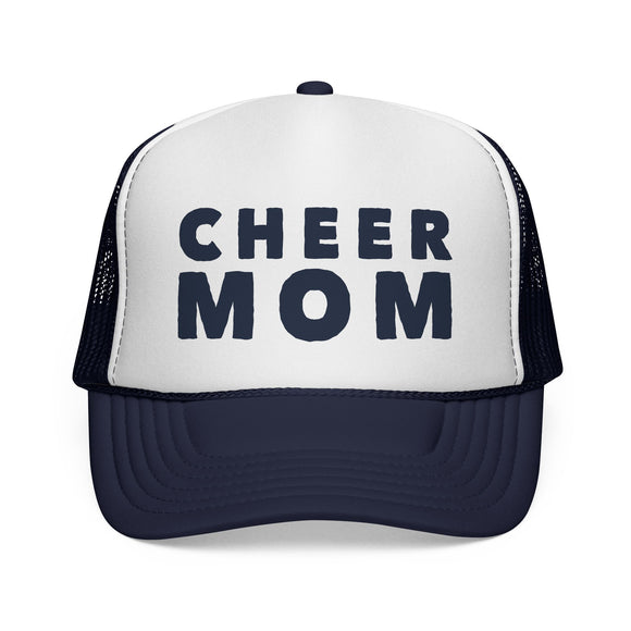 Cheer Mom Trucker Cap | Cheerleader Mom Hat, Pom Pom Design