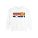 Midwest Sunset Stripes Sweatshirt | Comfort Colors - 100% Cotton-2