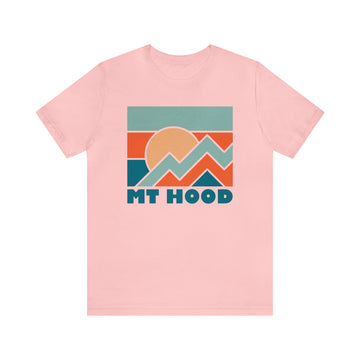 Buy pink Mount Hood, Oregon T-Shirt - Retro Unisex Mount Hood Shirt