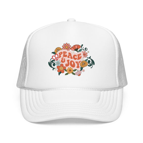Peace and Joy Trucker Hat Boho