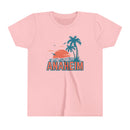 Anaheim, California Youth Shirt - Retro Palm Tree Anaheim Kid's T-Shirt-3