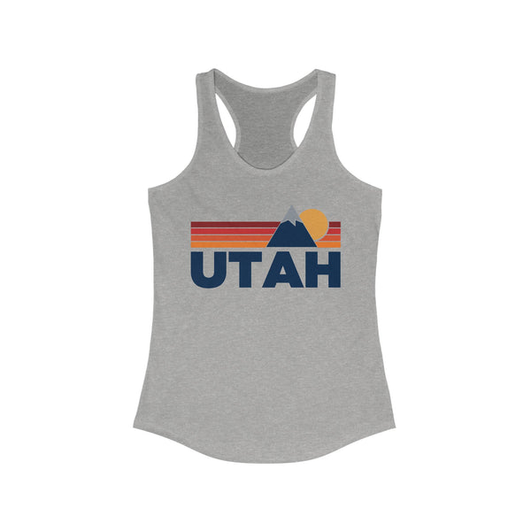 Utah Women's Racerback Tank Top - Mountain Lover Sleeveless Shirt, Women's Utah Hiking Tank