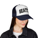 Seattle, Washington Collegiate Style Trucker Hat-25