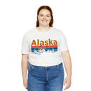 Alaska T-Shirt - Mountain Sunset Unisex Alaska Shirt-16