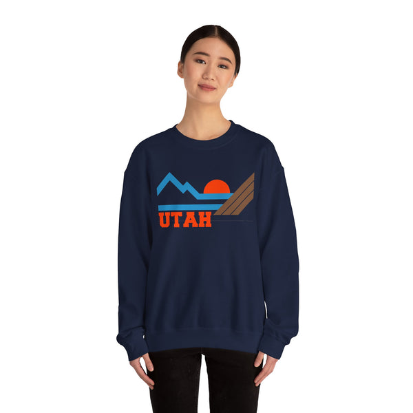 Utah Sweatshirt - Mountain Utah Crewneck Sweatshirt
