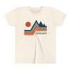 Crested Butte, Colorado Youth Shirt - Retro Mountain Crested Butte Kid's T-Shirt
