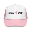Buffalo, New York Retro Trucker Hat - Lightning Foam Cap-3