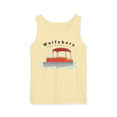 Wolfeboro, New Hampshire Tank Top Unisex - Pontoon Boat - Comfort Colors - 100% Cotton-3
