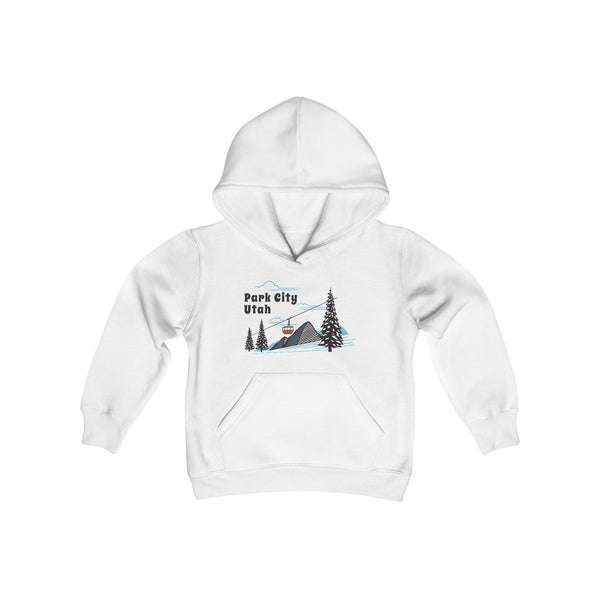 Retro Park City, Utah Youth Hoodie - Mountain Park City, Utah Kids Sweatshirt, Cute Park City, Utah Children's Pullover