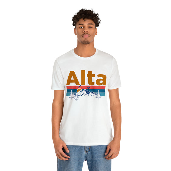 Alta, Utah Shirt - Mountain Sunset Unisex Alta T-Shirt