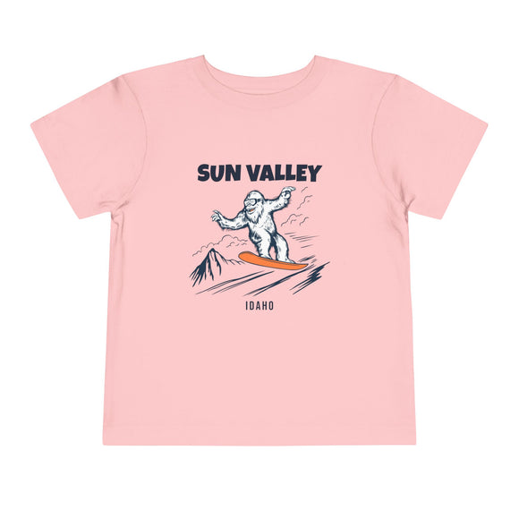 Sun Valley, Idaho Yeti Snowboard Toddler Tee