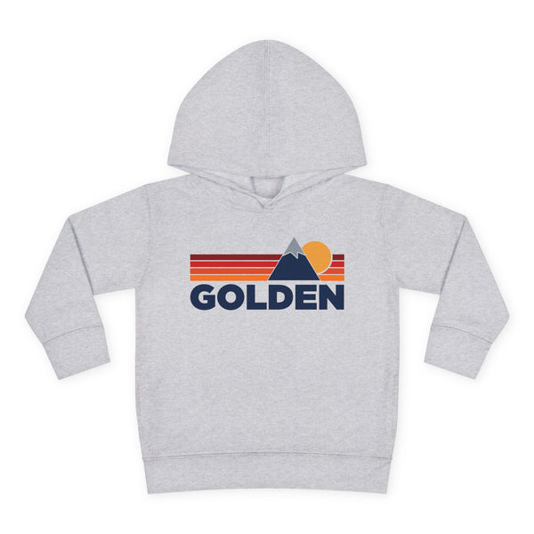 Golden, Colorado Toddler Hoodie - Unisex Mountain Golden Pullover Sweatshirt, Kids Hooded Jumper, Colorado Souvenir
