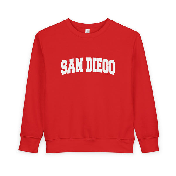 San Diego, California Sweatshirt - San Diego Toddler Crewneck Sweatshirt