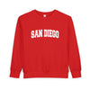 San Diego, California Sweatshirt - San Diego Toddler Crewneck Sweatshirt