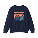 Golden, Colorado Sweatshirt Retro Mountains, Golden Unisex Graphic Crewneck-5
